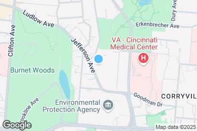 Map image of the property - University Edge - Cincinnati