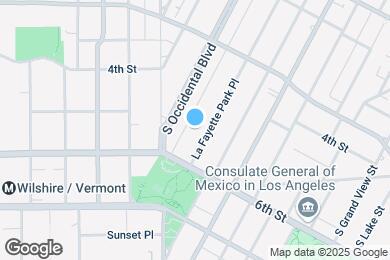 Map image of the property - 505 S Lafayette Park Pl