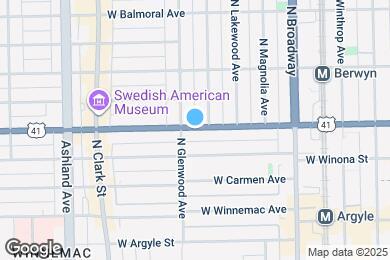 Map image of the property - 1342 W Foster Ave