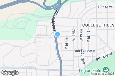 Map image of the property - 753 9th Ave W