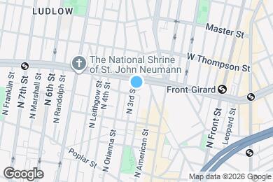 Map image of the property - 1151 N 3rd St
