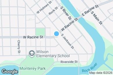 Map image of the property - 321 W Racine St