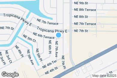 Map image of the property - 643 NE 7th Ave
