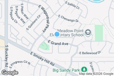 Map image of the property - 17496 E Grand Dr