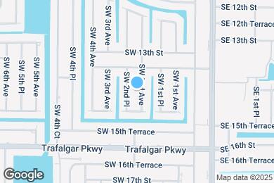 Map image of the property - 1406 SW 2nd Ave