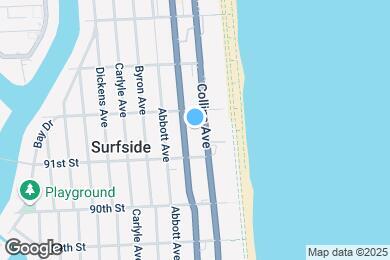 Map image of the property - 9156 Collins Ave
