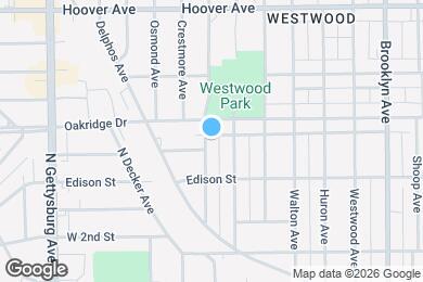 Map image of the property - 504 N Upland Ave