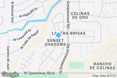 Map image of the property - 2571 W Blaine Ct