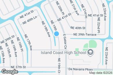 Map image of the property - 3910 NE 19th Pl