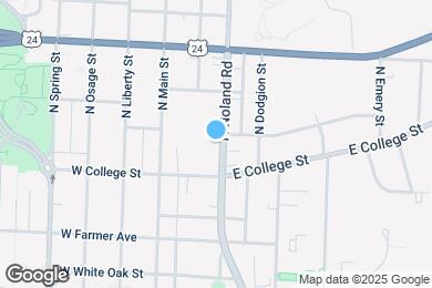 Map image of the property - 724 N Noland Rd
