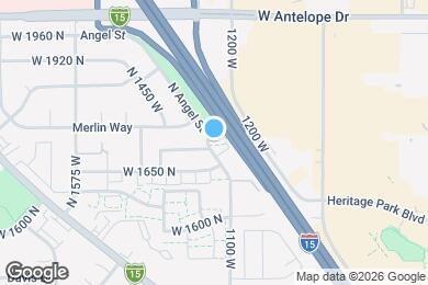 Map image of the property - 1658 N 1400 W