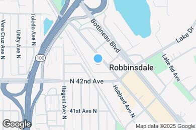 Map image of the property - Twin Lakes Apartments