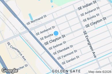 Map image of the property - 2639 SE Clayton St