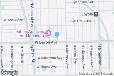 Map image of the property - 6420 N Newgard Ave