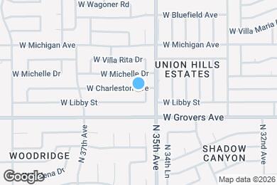 Map image of the property - 3519 W Charleston Ave