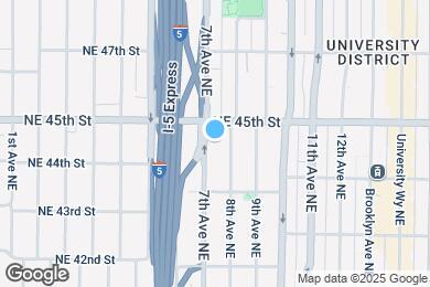 Map image of the property - 4342 7th Ave NE