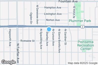 Map image of the property - 1042-1044 N Stanley Ave