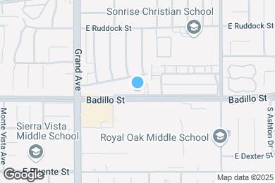 Map image of the property - 1059 E Badillo St