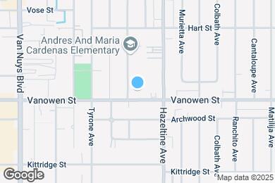 Map image of the property - 14149 Vanowen St