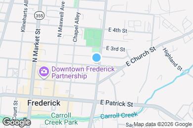 Map image of the property - 243 E 2nd St