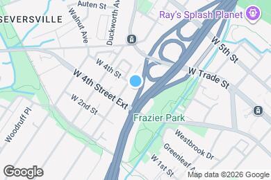 Map image of the property - 1317 W 4th St