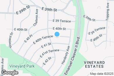 Map image of the property - 5121 E 40th Terrace