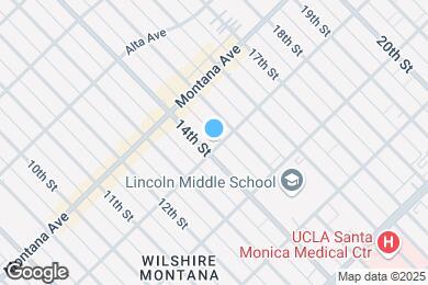 Map image of the property - 1401 Idaho Ave in Santa Monica - steps to ...