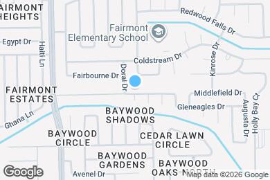 Map image of the property - 6611 Gleneagles Dr