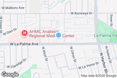 Map image of the property - 1114 N Mayfair Ave