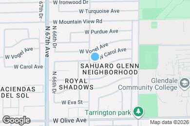 Map image of the property - 6445 W Carol Ave