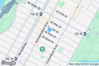 Map image of the property - 151 W 93rd St