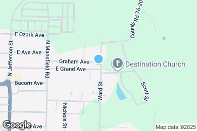 Map image of the property - 1303 Ward St
