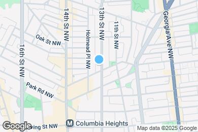 Map image of the property - 3504 13th St NW