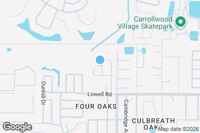 Map image of the property - 13137 Carrollwood Creek Dr