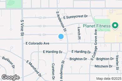 Map image of the property - 612 E Colorado Ave