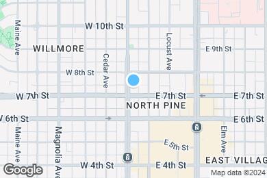 Map image of the property - Park Pacific Tower Senior Housing