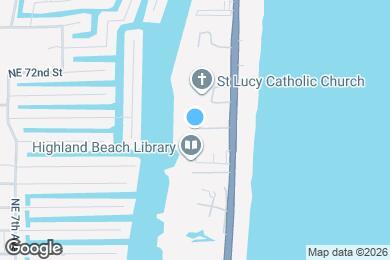 Map image of the property - 3594 S Ocean Blvd
