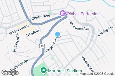 Map image of the property - 335 Ridgewood Ave