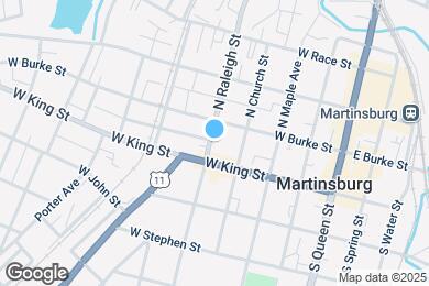 Map image of the property - 116-118 S Raleigh St
