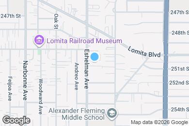Map image of the property - 25038 Eshelman Ave