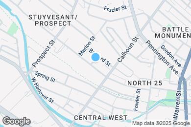 Map image of the property - 258 Bellevue Ave