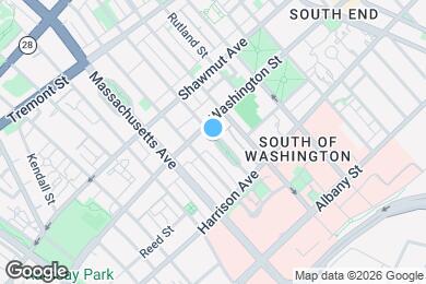 Map image of the property - 1 Worcester Sq