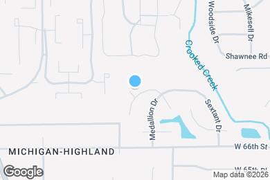 Map image of the property - 6813 Marksman Ct