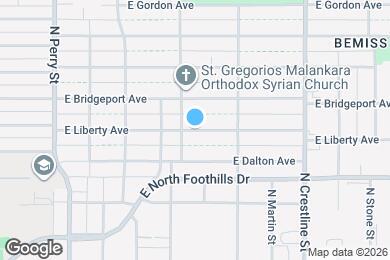 Map image of the property - 1734 E Liberty Ave