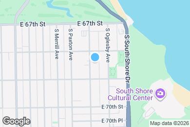 Map image of the property - 6825 S Crandon Ave