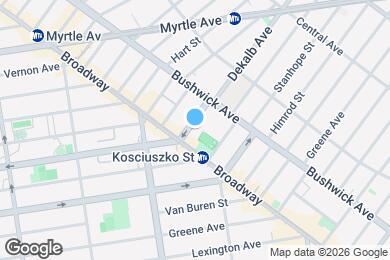 Map image of the property - 1138 DeKalb Ave