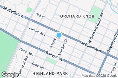 Map image of the property - 1605 Duncan Ave