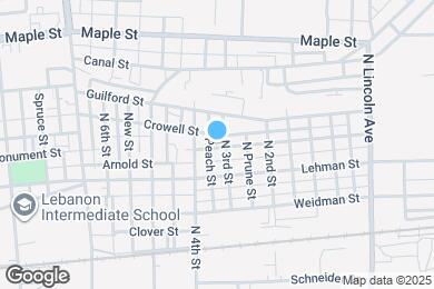 Map image of the property - 309 Mifflin St