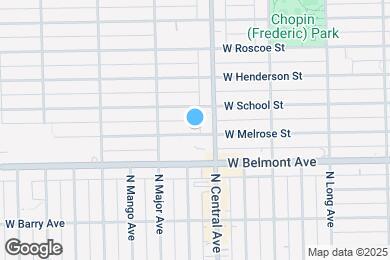 Map image of the property - 5620 W Melrose St