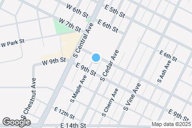 Map image of the property - 805 S Maple Ave